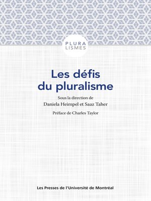 cover image of Les défis du pluralisme